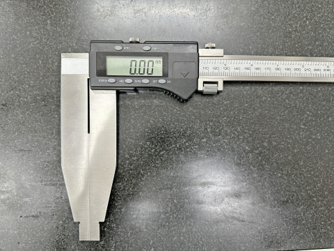 Dig.-Taschen-Messschieber, mit Rolle, 300 mm